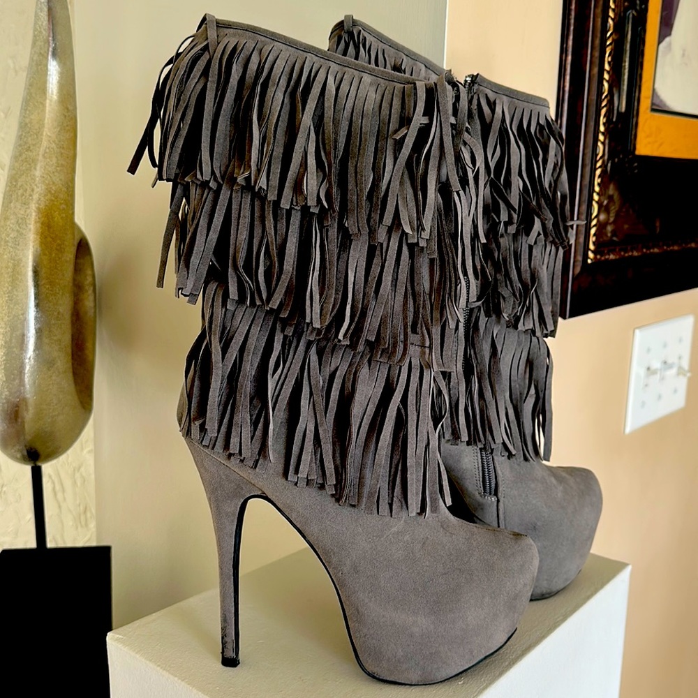 Fring Platform Stiletto Boots